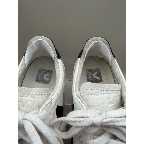 VEJA Campo Womens Leather White Black W Lace Up Low Top Casual Sneakers Size 9 - Picture 8 of 8